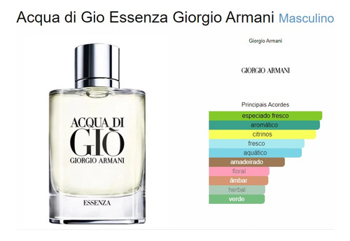 Perfume Acqua Di Gio Essenza Edp 180ml - Original, Novo E Lacrado