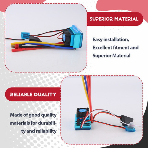 Controlador De Velocidad Eléctrico Esc 120a Sin Escobillas A