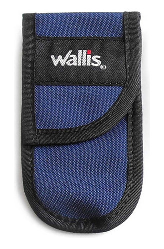 Funda Grande Poliéster P/ Navaja De Bloqueo Camping Wallis Color Azul/negro