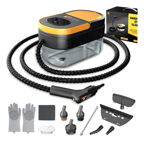 Limpiador A Vapor Portátil Con Mango Ajustable 1.69l Color