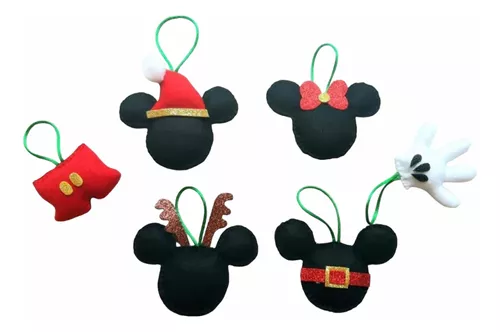 BOLA MICKEY E MINNIE VRM 8cm (DISNEY) JG C/4 PC