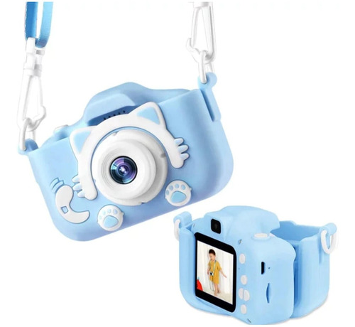 Camara De Fotos Infantil Cat Gato Pantalla Lcd Digital Atrix