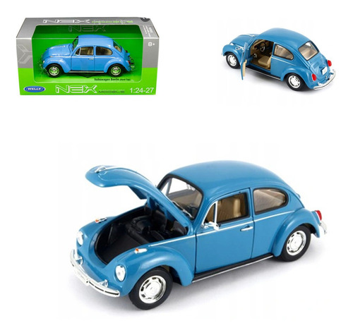 Auto Coleccion Volkswagen Beetle 1962 Welly 1:24 St