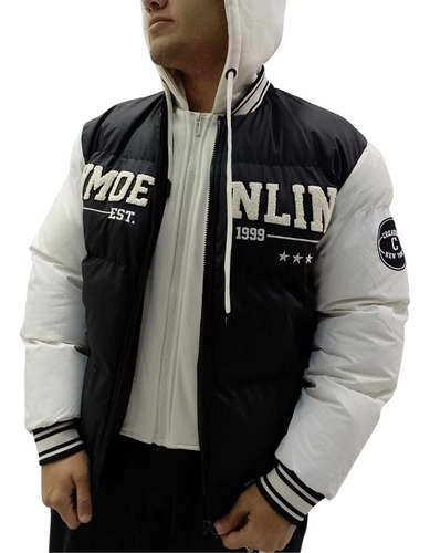Campera Universitaria Hombre Importada Puffer Yn