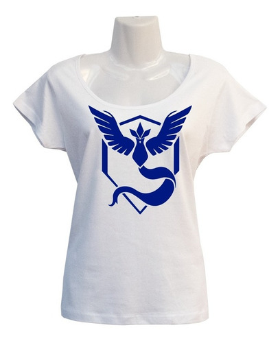 Polera Pokemon Go - Team Mystic - Anime - Escotada