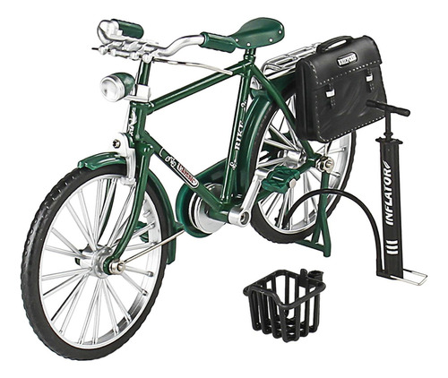 Modelo De Bicicleta 1:10, Bicicleta De Simulación, Verde