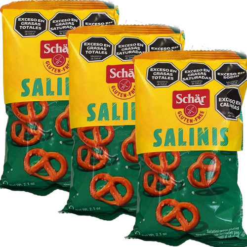 Combo X3 Pretzels Salinis Schar Sin Tacc