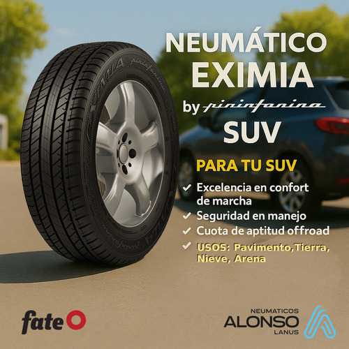 Kit 2 Cubiertas 235x60x16 100h Fate Eximia Pininfarina Suv
