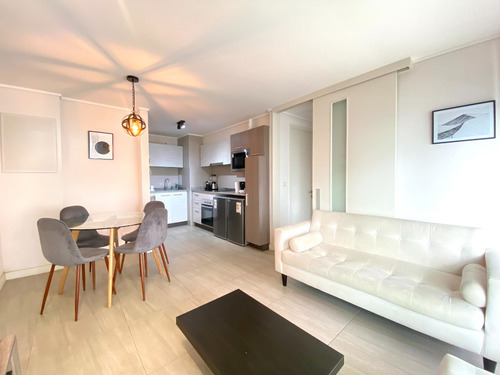 Arriendo Amoblado Depto Costa De Montemar 2d-1b/ Concón