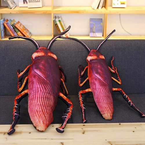 2025 Ueva Almohada De Felpa De Simulación De Cucaracha