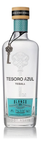 Tequila Tesoro Azul Blanco 750 Ml