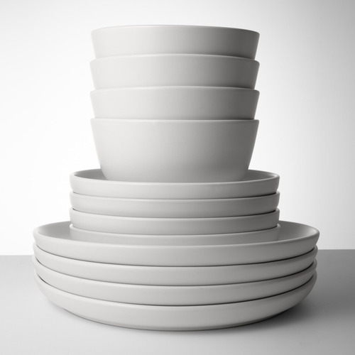 Juego De Vajilla Lefonte Stoneware, 12 Piezas, Servicio Para