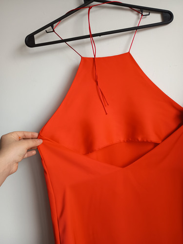 Vestido Rojo De Fiesta Joti Harriague, Talle S (Usado)