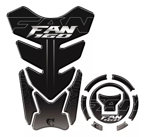 Jogo Adesivos Tanque Moto Honda Cg Fan 160 2018 Até 2020