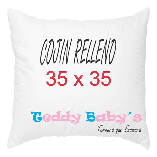 Relleno Para Cojin Microfibra Lavable 35 X 35 Set 2 Unid