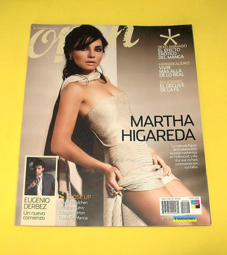 Martha Higareda Revista Open Alexander Acha Eugenio Derbez 