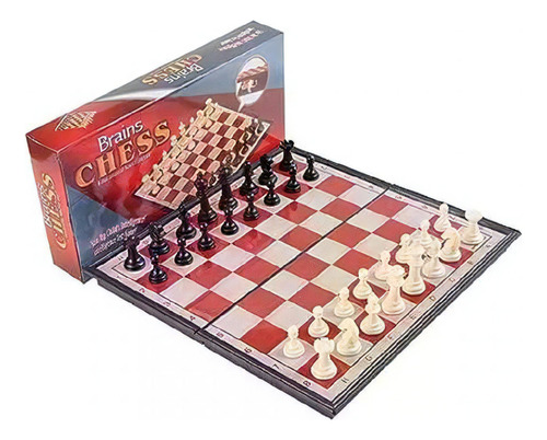 Ajedrez Brain Chess 24.5 X 24.5 Fácil Para Llevar