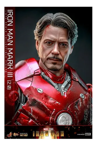 Figura De Acción Iron Man Mark Iii (2.0) De Hot Toys Sixth Scale Figure
