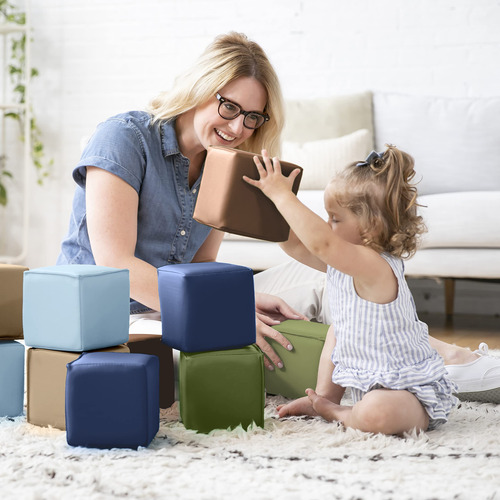 Building Blocks Ecr4kids Softzone Patchwork Para Niños Peque