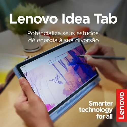 Tablet Lenovo Ideatab 4gb 128gb Wifi Com Caneta E Case Azul