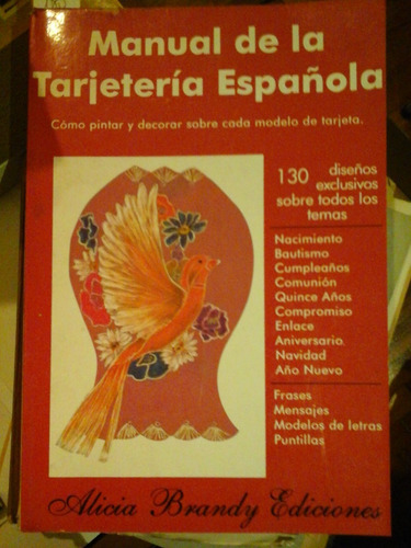 * Manual De La Tarjeteria Española - A. Brandy - L035b