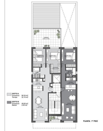 Imagen 7 de 7 de Mendoza 2800-departamento De Un Dormitorio En Venta En Rosario.