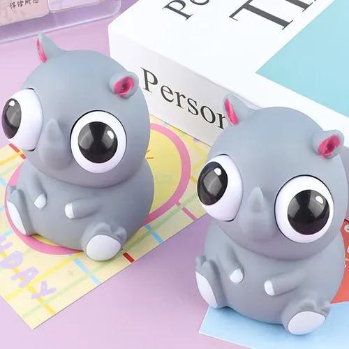 HENGBIRD Cerdo Antiestrés Apretable | Juguete Sensorial De Goma | Alivia El Estrés Y Entrena La Coordinación | Regalo Para Niños Y Adultos