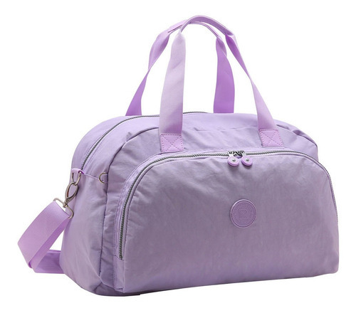 Bolsa Feminina Tactel Grande Republic Vix By Chenson Cg32235 Cor Lilás