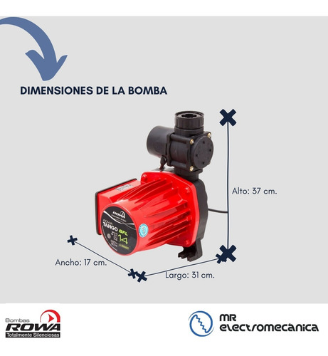 Imagen 5 de 10 de Rowa Tango Sfl 14 Bomba Presurizadora - Máxima Calidad