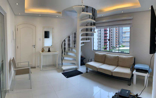 Imagem 5 de 30 de Cobertura Com 3 Dorms, Astúrias, Guarujá - R$ 690 Mil, Cod: 5232 - V5232