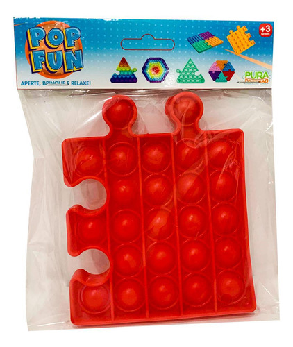 Pop Fun Brinq Anti Stress Bolha Quadrado Encaixar (sortidos)