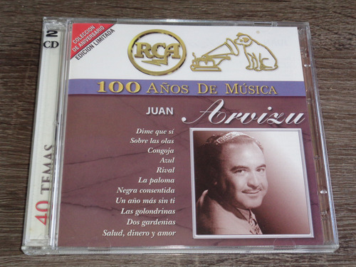 Juan Arvizu, 100 Años De Música, 2cds Bmg 2001