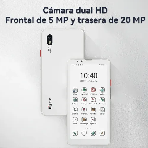 149 Bigme Hibreak Pro ホワイト Bigme Hibreak Pro Cor Branco Leitor Ebook 6'' 5g Nfc