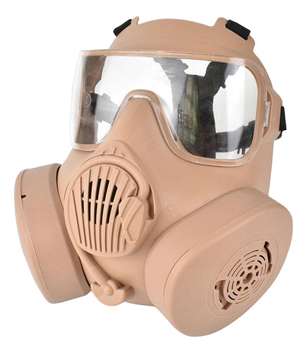 Máscara Táctica Con Ventilador Cs Paintball Protector De