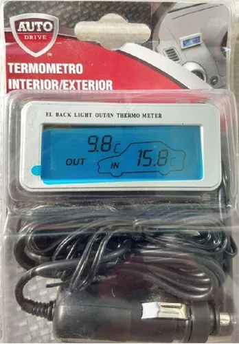 Termometro interior / exterior digital para automovil — Totcar