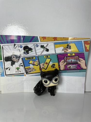 Boneco Mini Funko Mulher Gato Kinder Joy - Dc Comics