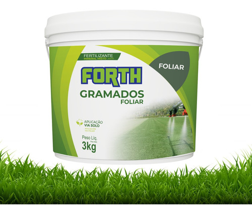 Forth Gramados Verde Foliar Antigo Maxgreen Balde 3kg