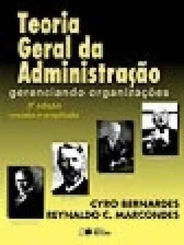 Teoria geral da administração, de Marcondes, Reynaldo Cavalheiro. Editora Saraiva Educação S. A., capa mole em português, 2016