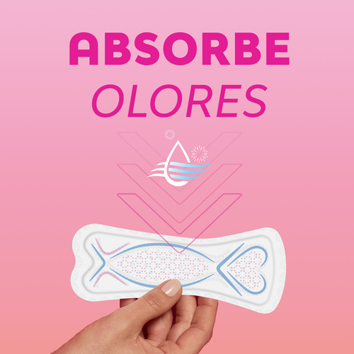 Paquete De Protectores Saba Diarios Delicate Largos 90 Pieza