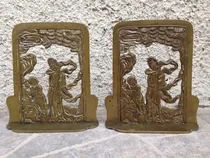 Comprar Aguanta Soporte De Libros Auténtica Escultura Bronce China 