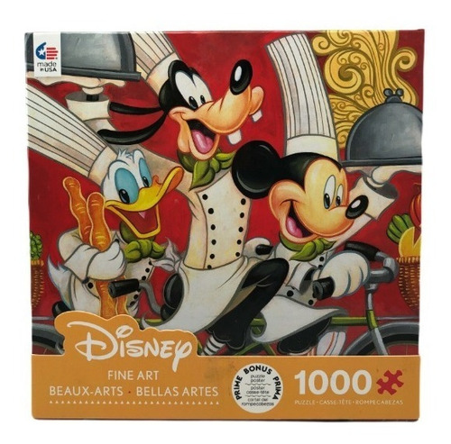 Rompecabezas Mickey Mouse Goofy Donald 1000 Piezas Ceaco