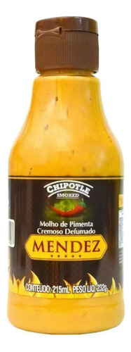 Mendez Molho De Pimenta Cremoso Defumado Chipotle 215ml