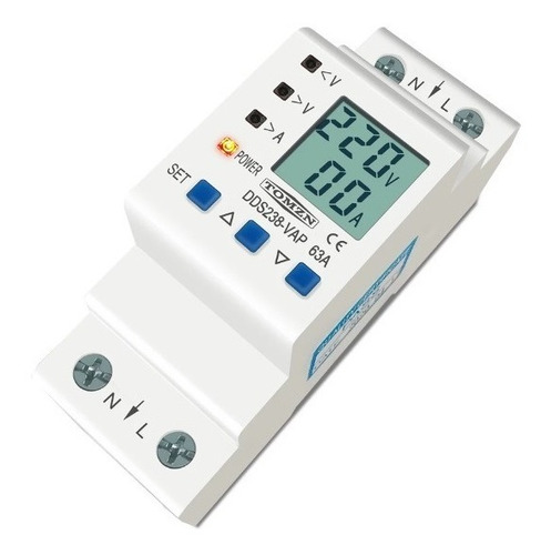 Protector De Voltaje Digital Corriente 80 - 300v Monofasico