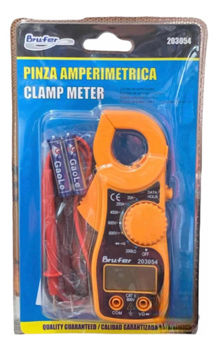 Multi Tester Digital De Pinza Pequeño Marca Brufer