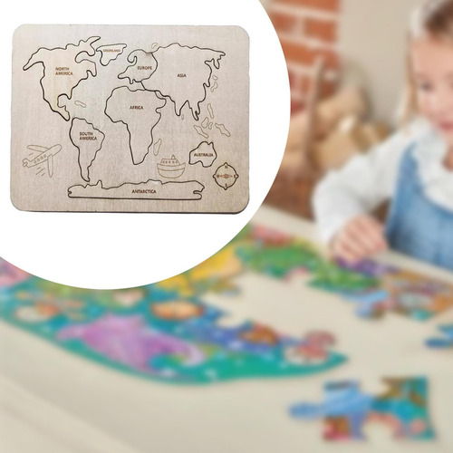 Rompecabezas De Madera, Juguete, Juegos Familiares