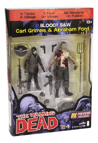 The Walking Dead Comic Series 4 Carl Grimes Y Abraham Ford -