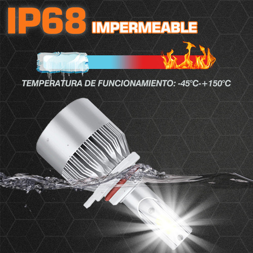 Kit De Focos Led 9005 9006 Para Jeep Grand Cherokee 99-2010