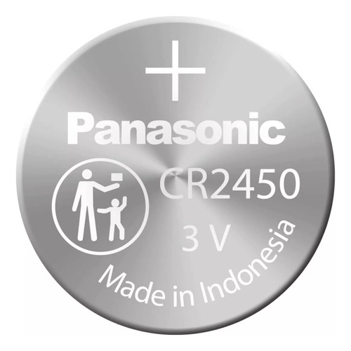 Pila Cr2450 Botón Panasonic 15pz En 3 Blisters