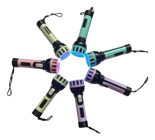 Linterna De Mano Genérica Led Multicolor Portátil 16 Pzs