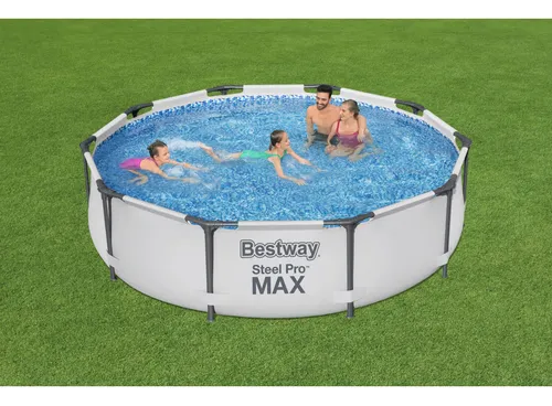 Piscina Bestway Redonda Steel Pro Max Con Filtro 3.05mx76cm
